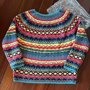 Amazon Multicolor Women's Crew Neck Sweater
